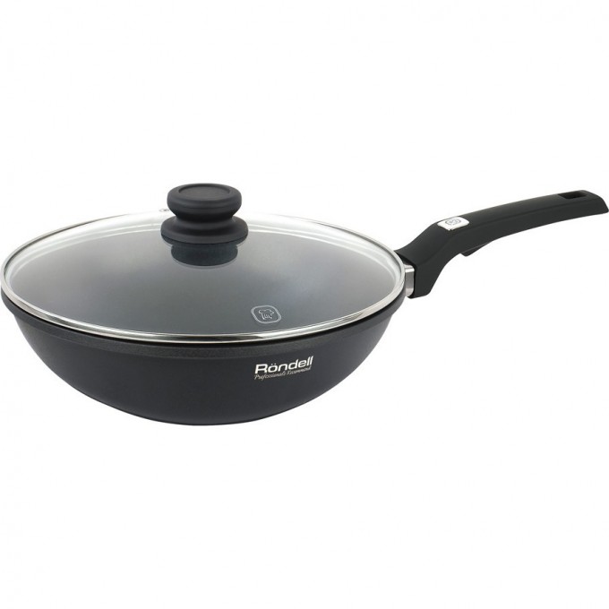 Вок с крышкой RONDELL POINT 28 см, 3,8 л RDA-1349
